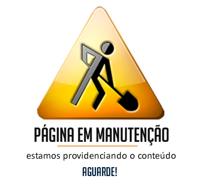 Ilustra��o de p�gina em manuten��o